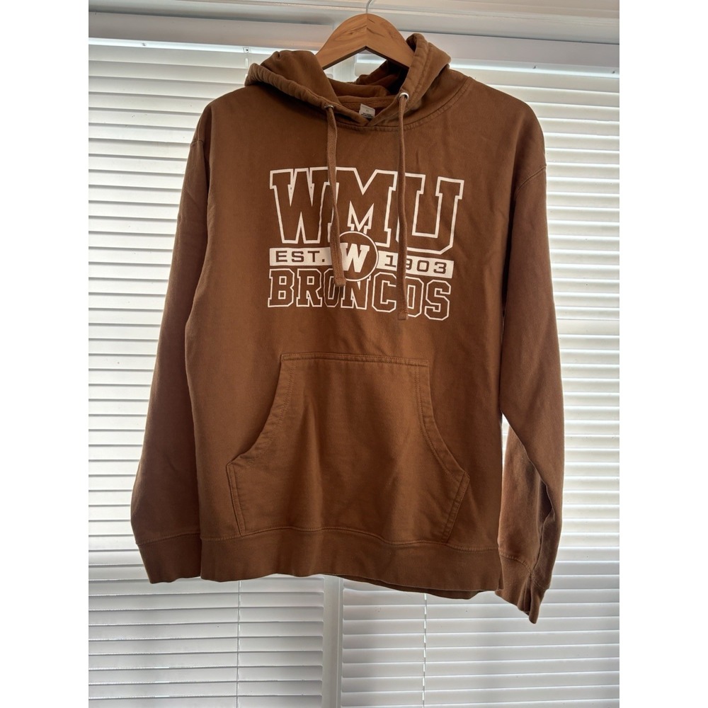 Western Michigan University‎ WMU  Sweatshirt Hoodie Medium Go Broncos !